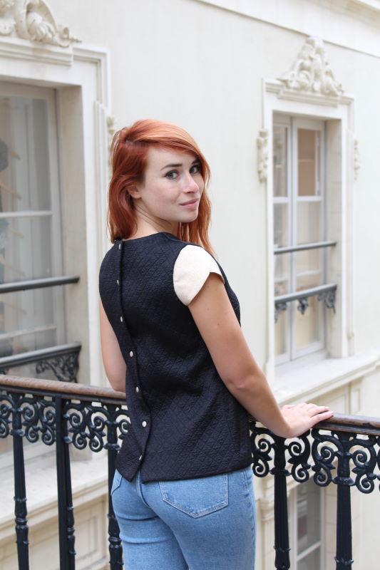 Blouse Pétale d'or - petit prix