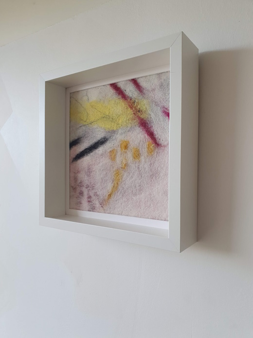 Bariolé - Peinture sur laine